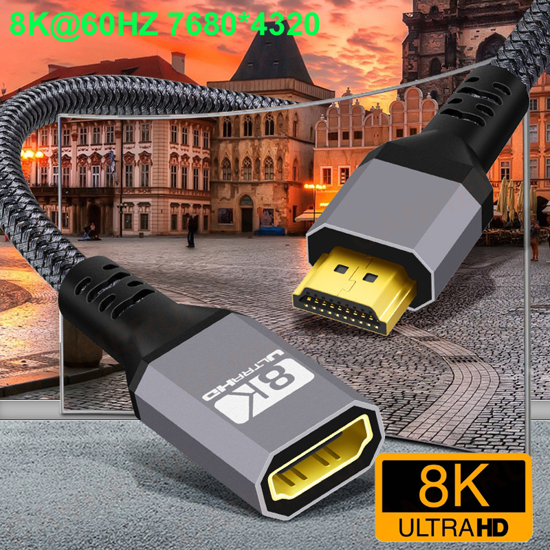 Gaming Console Bundle - 0.3M HDMI 2.1 Extension Cable 8K