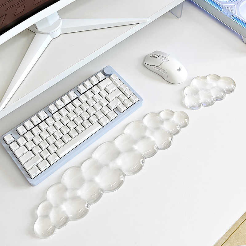 Gaming Console Cloud - Keyboard Cloud Wrist Rest Anti-slipTransparent silicone