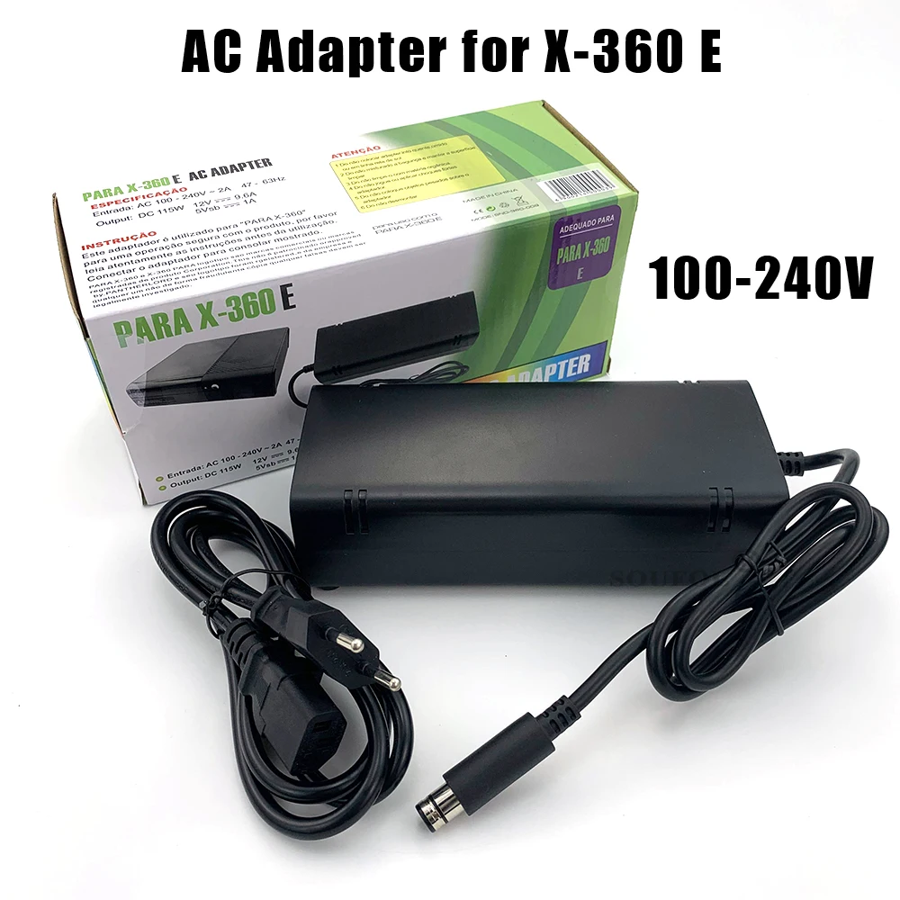 US/EU/UK Plug 12V AC Adapter P - Gaming Console Xbox 360 reseña y precio