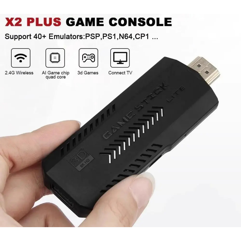 X2 Plus 64G Retro 4K Game Cons - Gaming Console X2 reseña y precio
