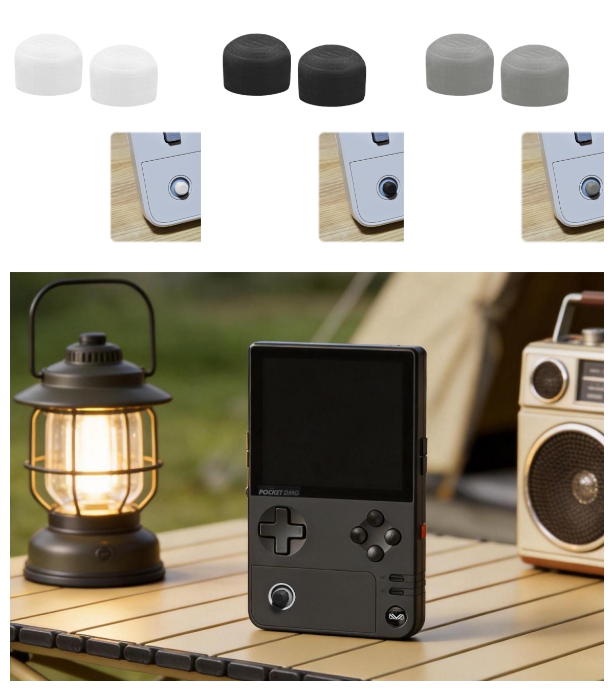 2pcs Left Joystick Cap Replace - Gaming Console Ayaneo reseña y precio