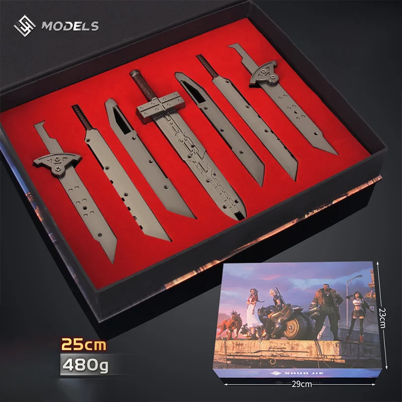 25cm Cloud Buster Sword Fantas - Gaming Console Cloud reseña y precio