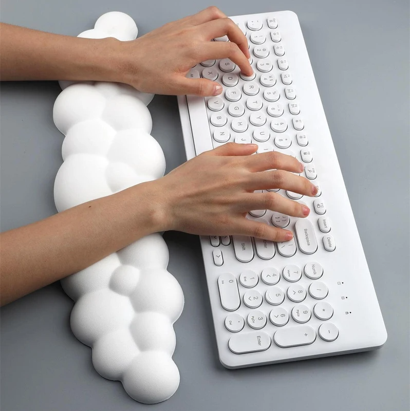 Mouse pad with wrist rest keyb - Gaming Console Cloud reseña y precio
