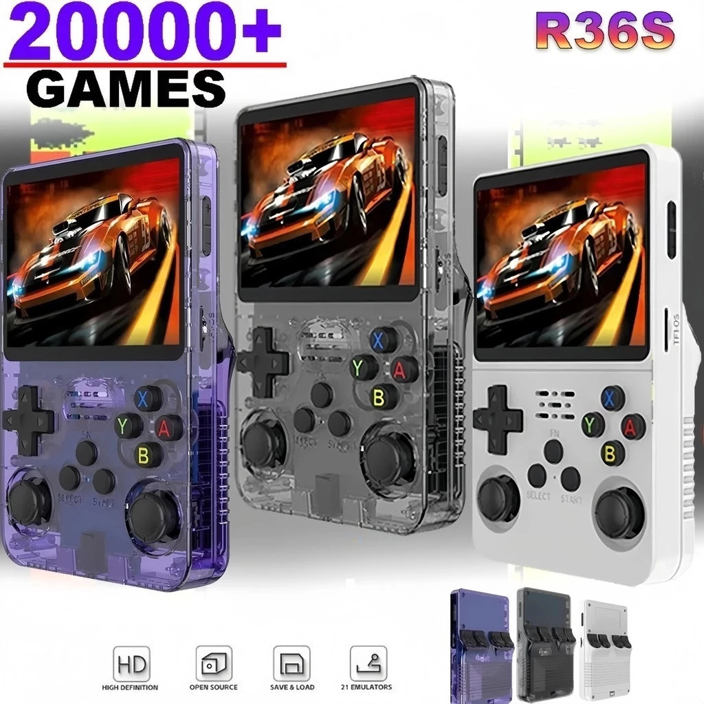 Mini R36S Retro Handheld Video - Gaming Console Xbox 360 reseña y precio