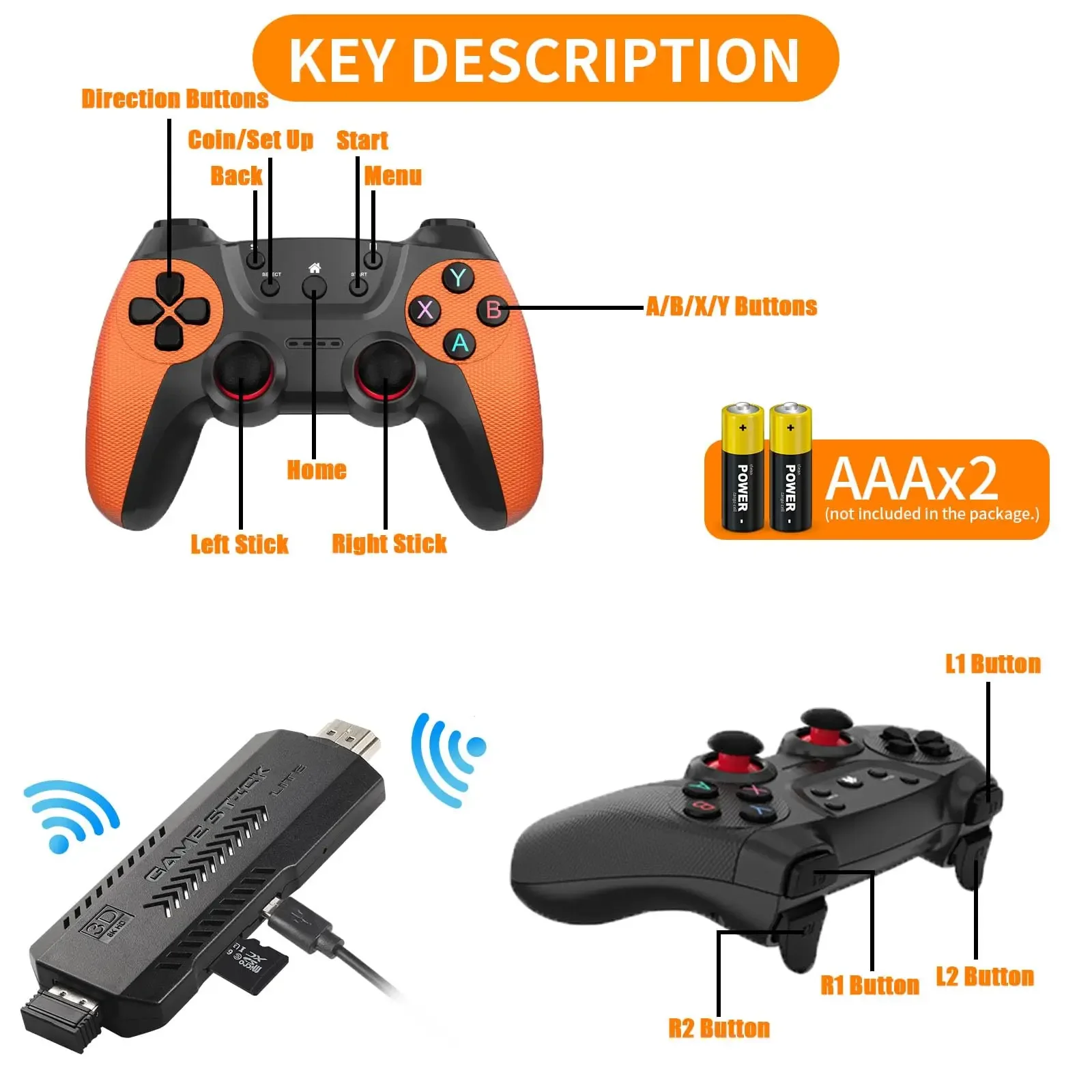 NEW X2 Ultra Video Game Stick  - Gaming Console X2 reseña y precio