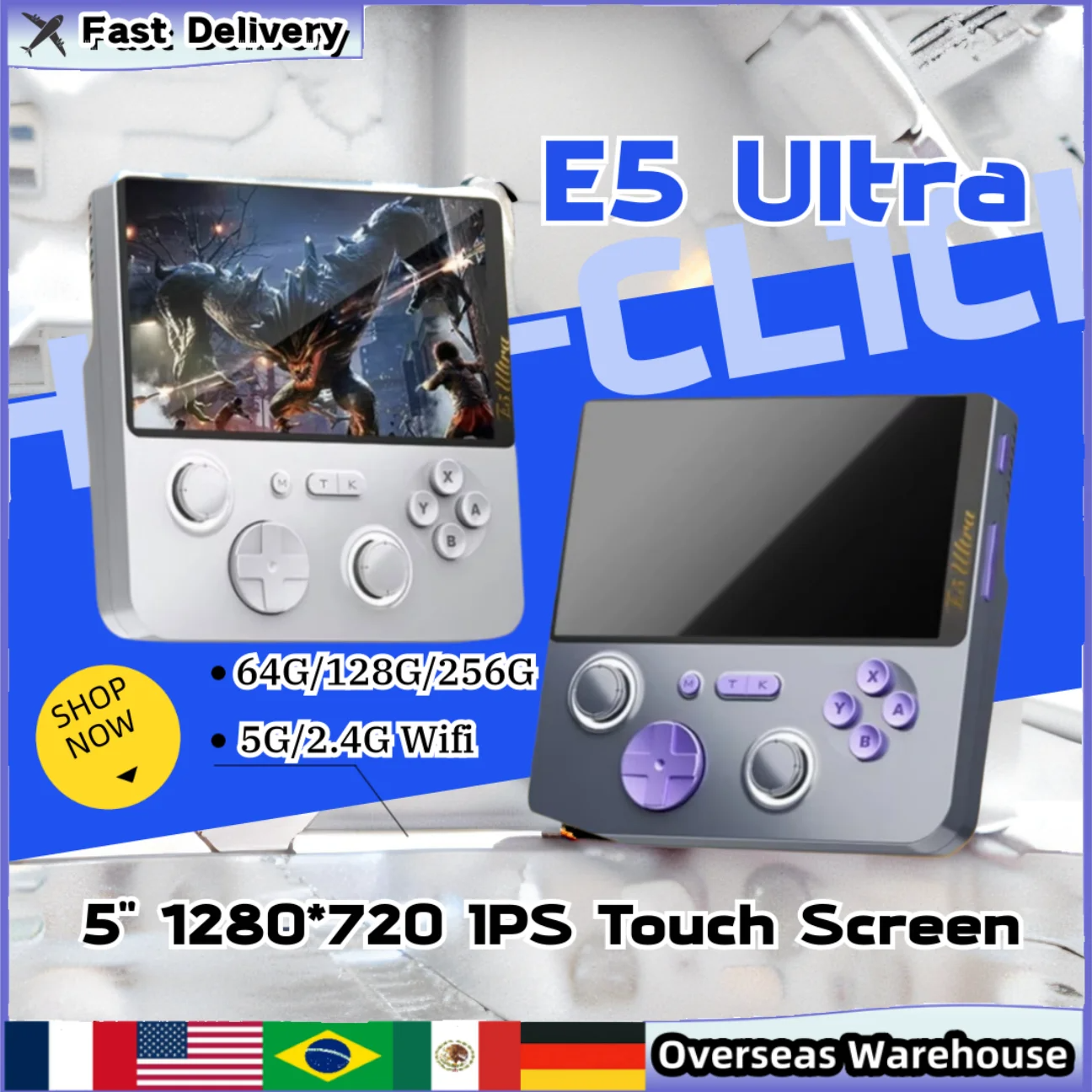 E5 Ultra Retro Portable Game C - Gaming Console Cloud reseña y precio