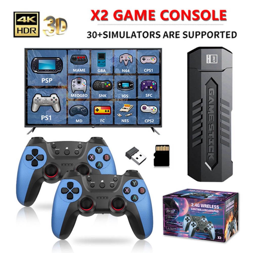 X2 Retro Game Stick 4K Video G - Gaming Console X2 reseña y precio