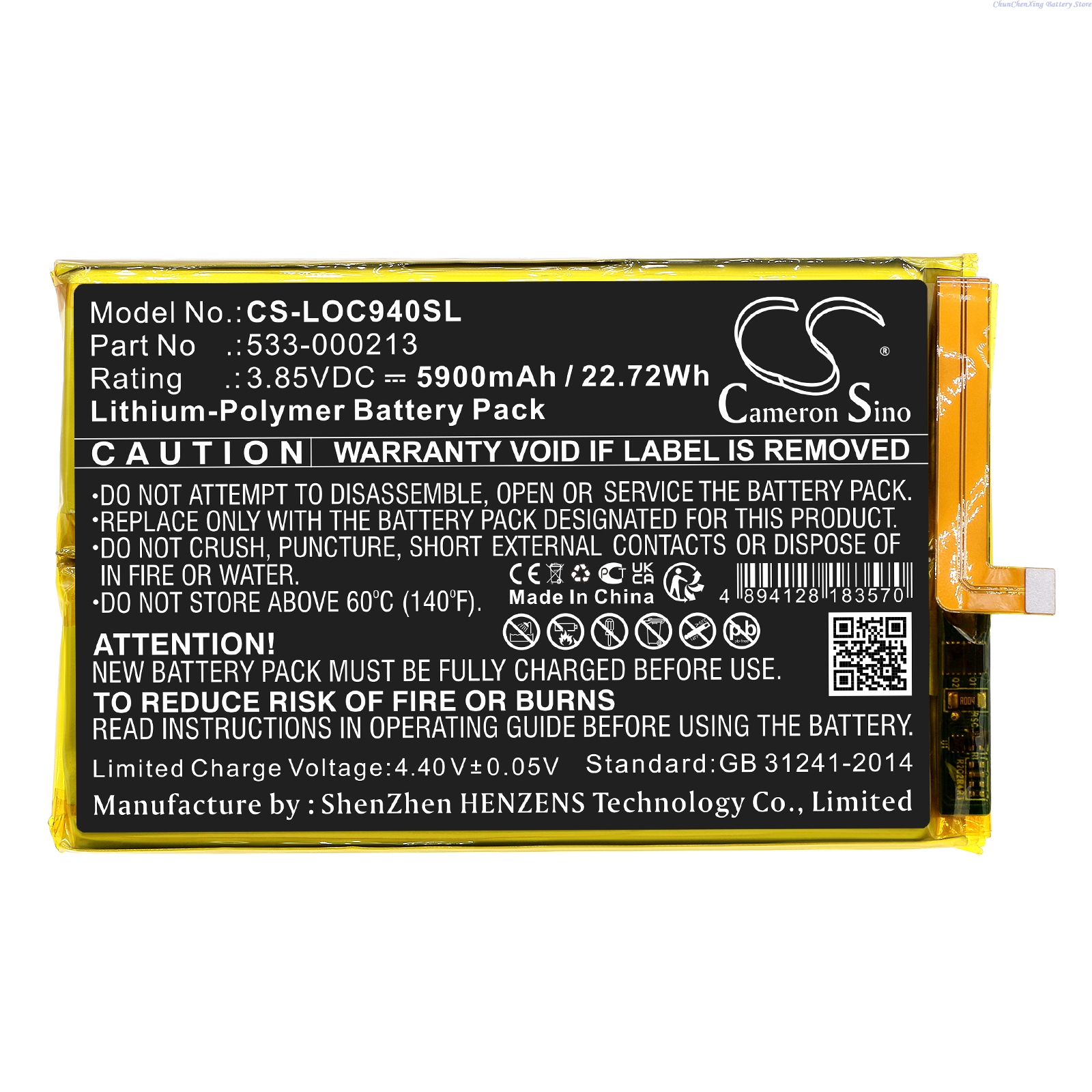 Cameron Sino 3.85V 5900mAh Gam - Gaming Console Cloud reseña y precio