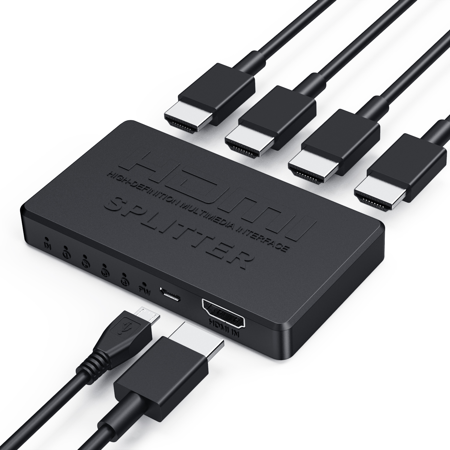4K 2K HDMI Splitter 1 in 4 out - Gaming Console Bundle reseña y precio