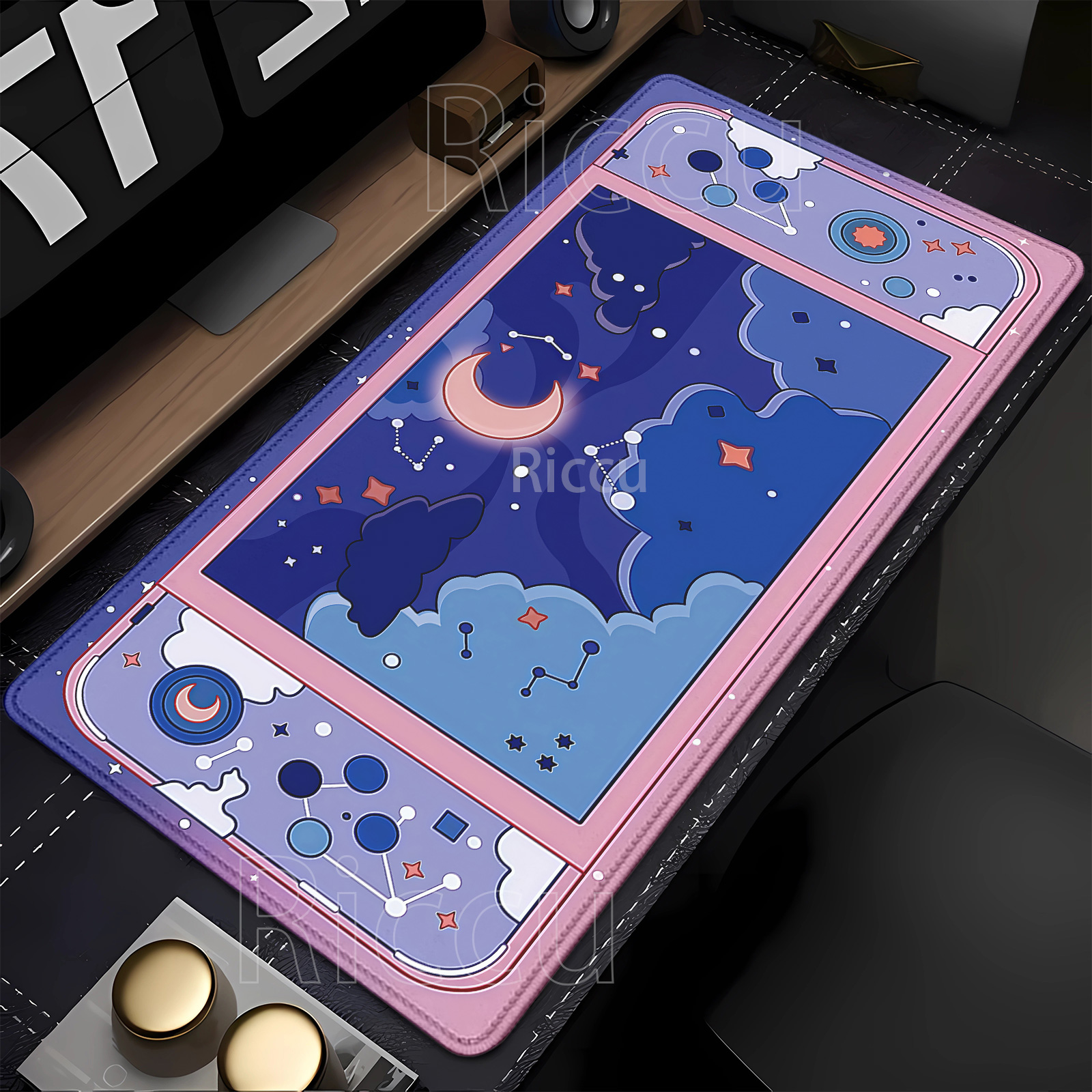Mousepad Stars Moon Gaming Con - Gaming Console Cloud reseña y precio
