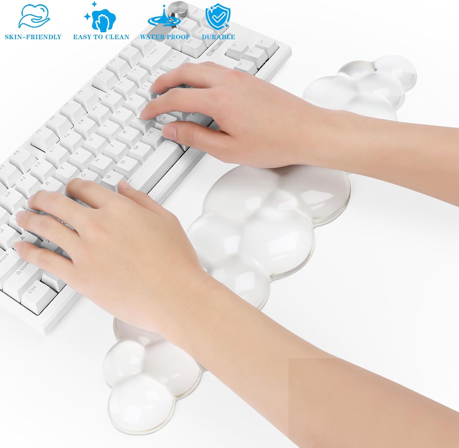 Keyboard Cloud Wrist Rest Anti - Gaming Console Cloud reseña y precio