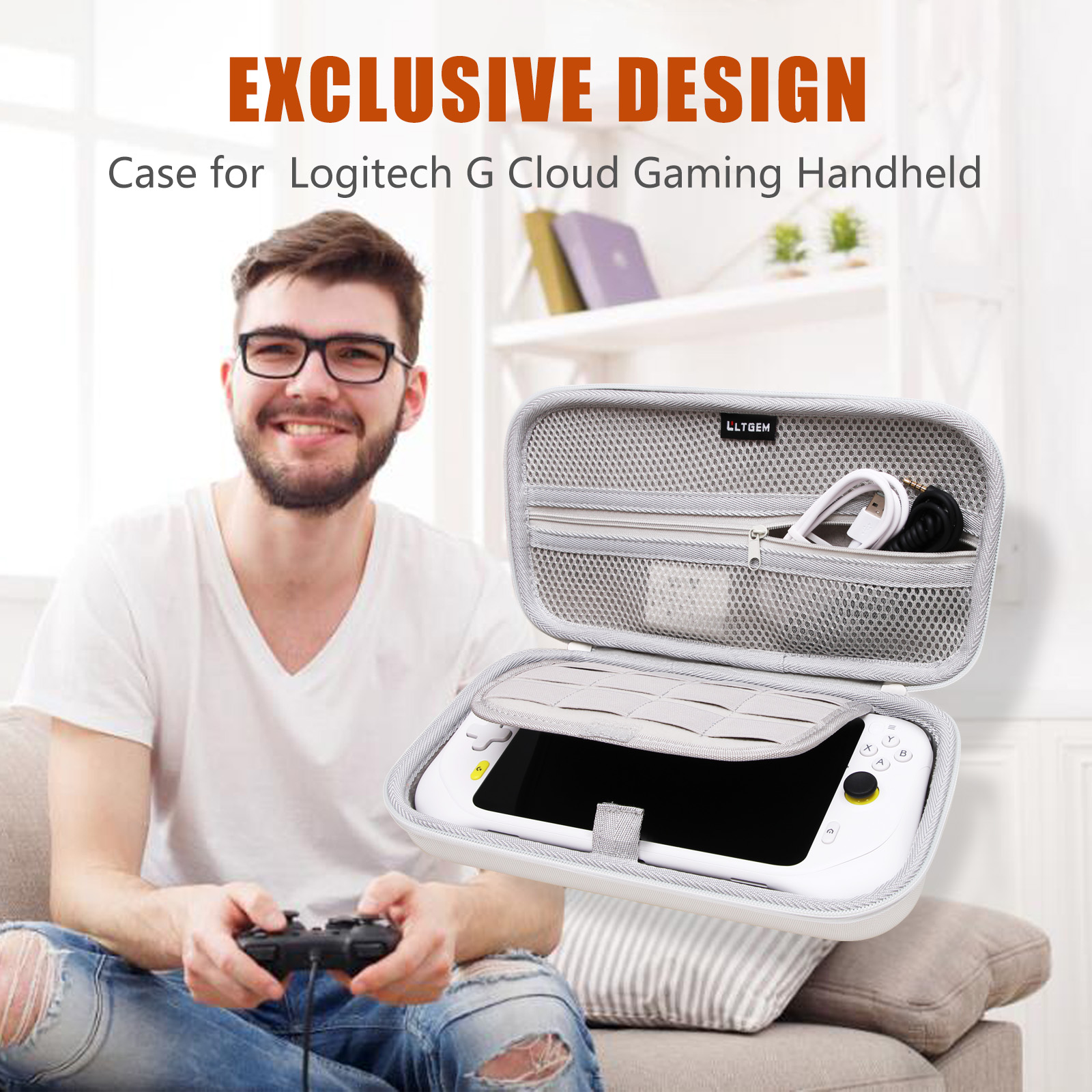 LTGEM Eva Hard Case for Logite - Gaming Console Logitech reseña y precio