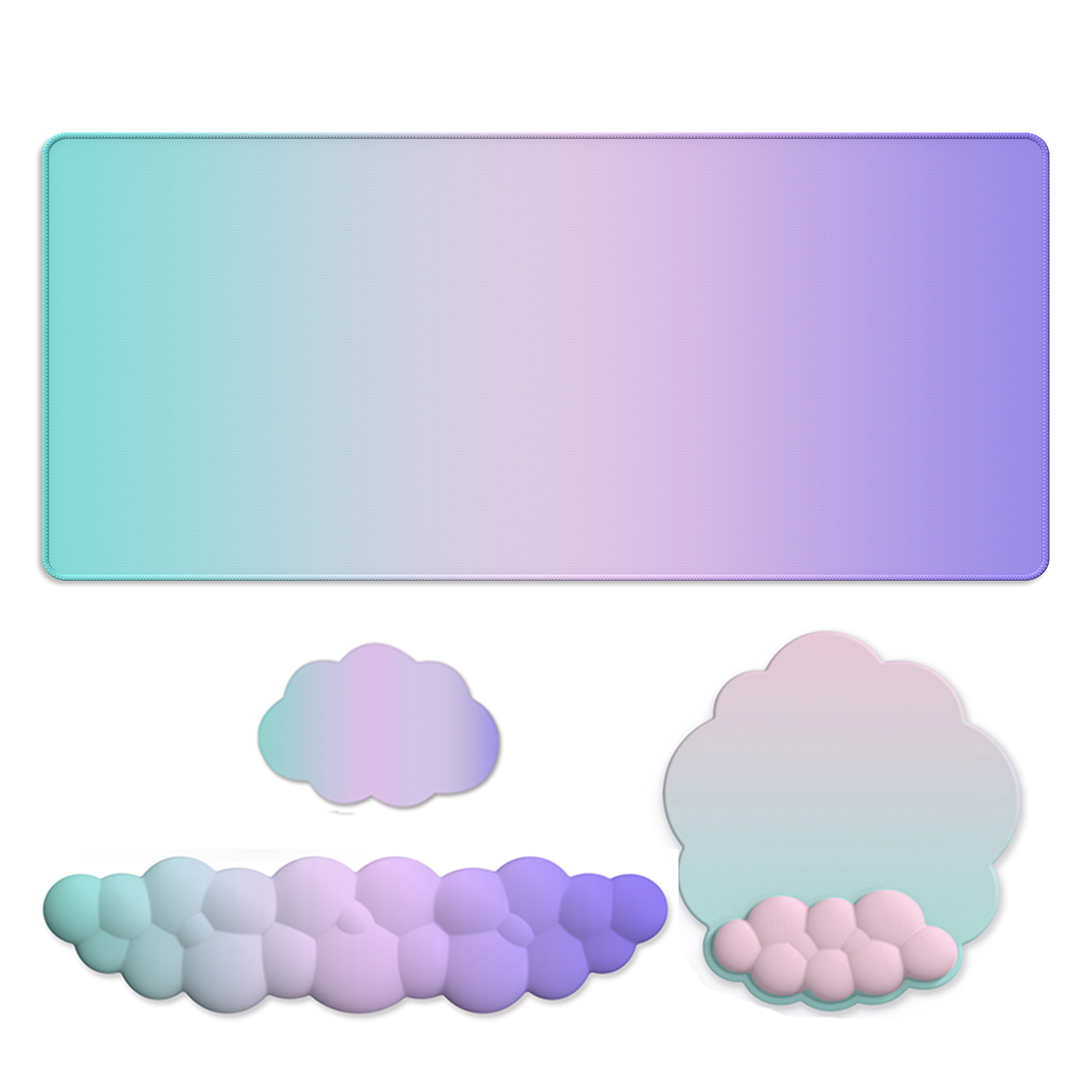 Mouse pad with wrist rest keyb - Gaming Console Cloud reseña y precio