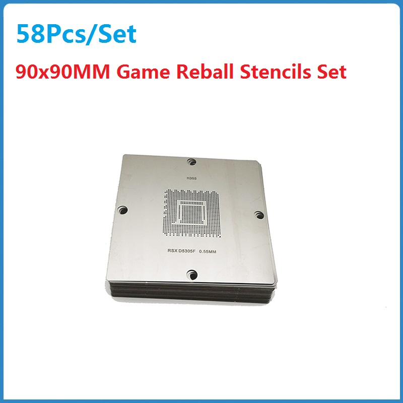 58Pcs/Set 90x90MM Game Stencil - Gaming Console Xbox 360 reseña y precio